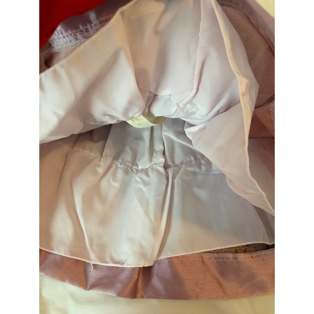 Good Girl Rose Floral Embellished Satin Dress Girls XL 2T Flower Girl Wedding‎